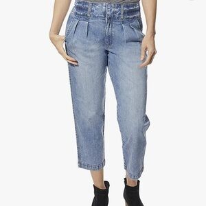 New INDIGO SAINTS Womens Hi-Rise Front Pleat Jean, Fashionable & Stylish Pants